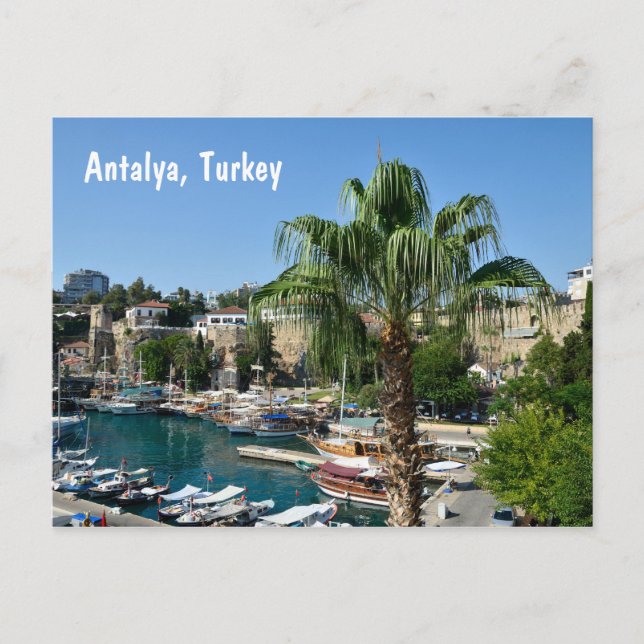 Cartão Postal Antalya, Turquia (Frente)