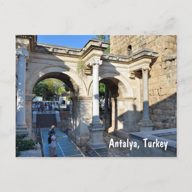 Cartão Postal Antalya, Turquia (Frente)