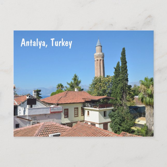 Cartão Postal Antalya, Turquia (Frente)