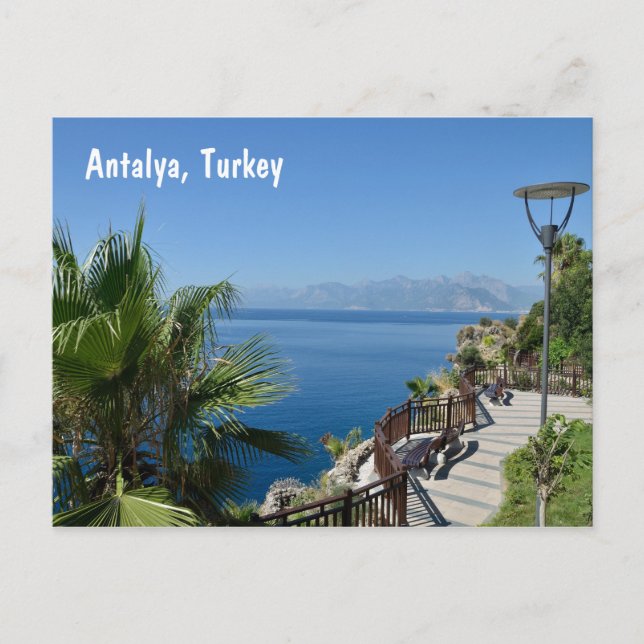 Cartão Postal Antalya, Turquia (Frente)