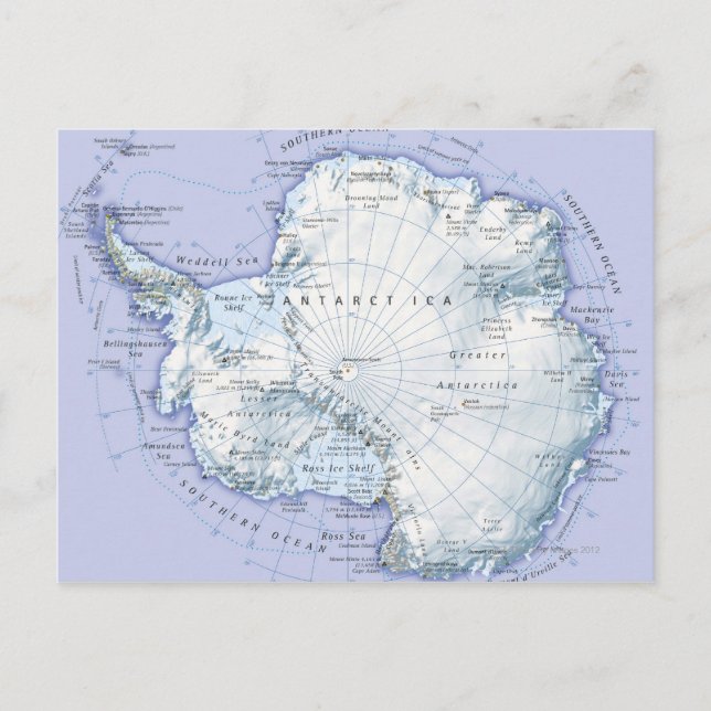 Cartão Postal Antarctica (Frente)