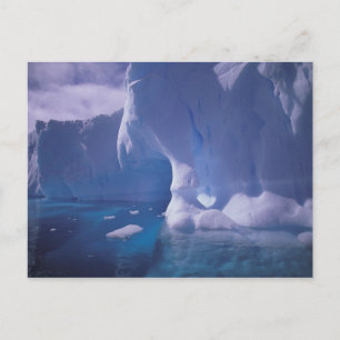 Cartão Postal Antártida. Paisagens de gelo da Antártica 3