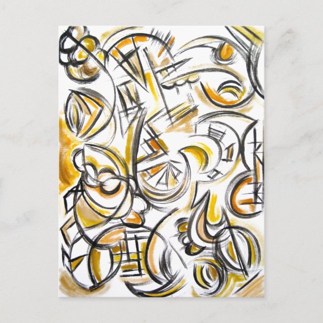 Cartão Postal Antecipação - Cartão-postal de Abstrato (Frente)