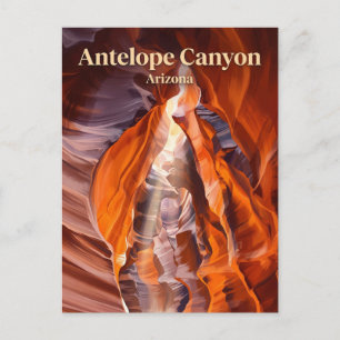 Cartão Postal Antelope Canyon Arizona