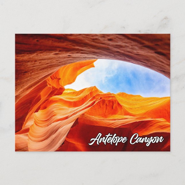 Cartão Postal Antelope Canyon, Page, Arizona, Estados Unidos (Frente)