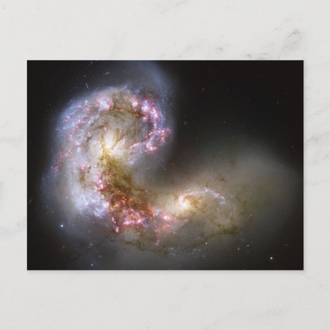 Cartão Postal Antennae Galaxies (Frente)