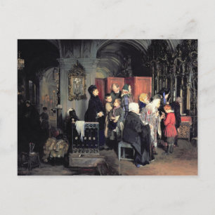 Cartão Postal Antes da Confissão, 1877