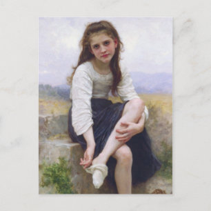 Cartão Postal Antes do banho de William Bougereau