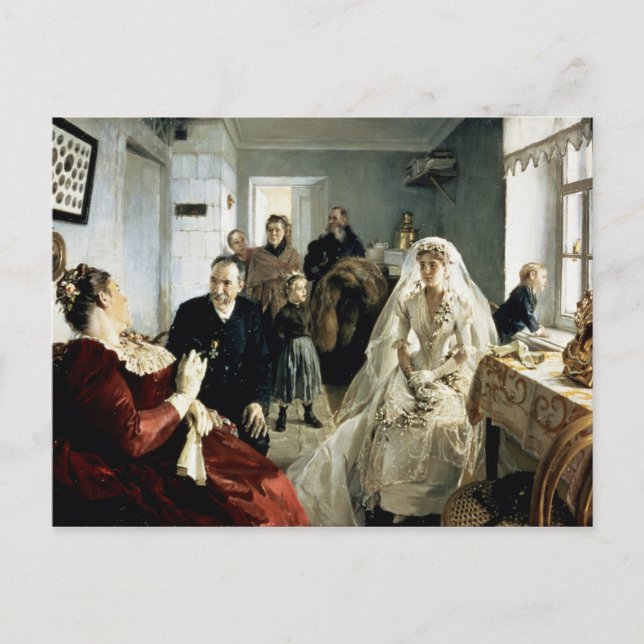 Cartão Postal Antes do Casamento, 1880 (Frente)