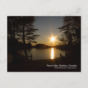 Cartão Postal Antes do pôr do sol