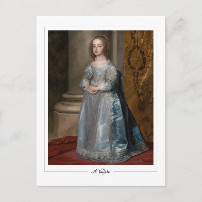 Cartão Postal Anthony van Dyck #16 - Cartão-postal de arte (Frente)