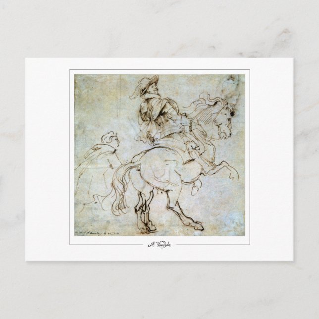 Cartão Postal Anthony van Dyck #378 - Cartão-postal de arte (Frente)