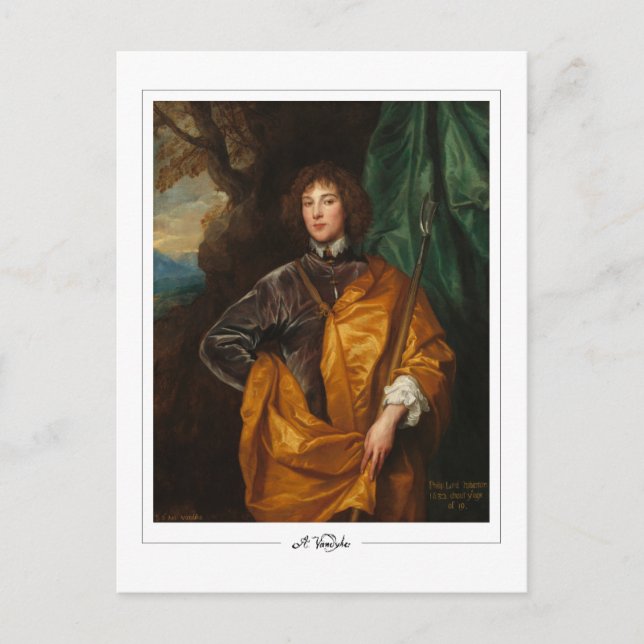 Cartão Postal Anthony van Dyck #433 - Cartão-postal de arte (Frente)