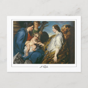 Cartão Postal Anthony van Dyck #449 - Cartão-postal de arte