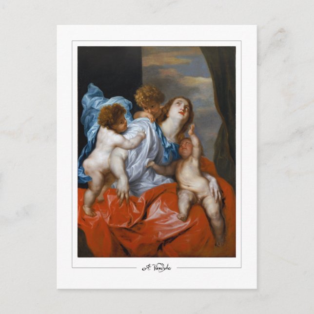Cartão Postal Anthony van Dyck #603 - Cartão-postal de arte (Frente)