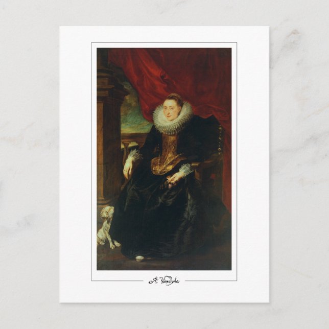 Cartão Postal Anthony van Dyck #645 - Cartão-postal de arte (Frente)