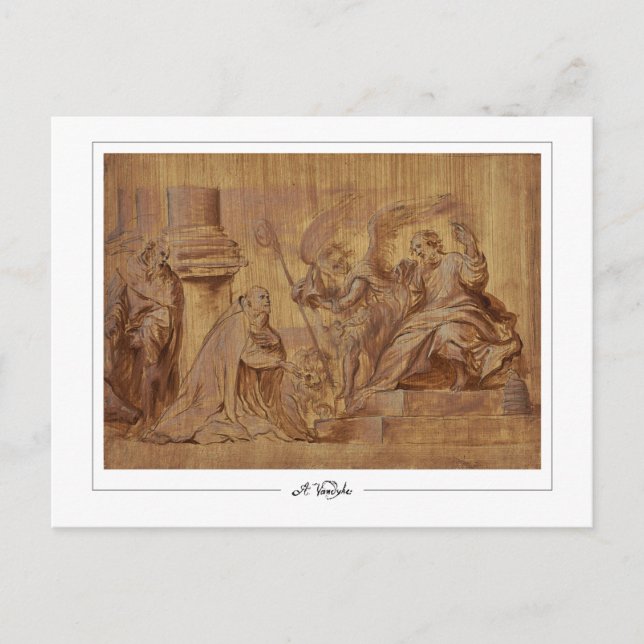 Cartão Postal Anthony van Dyck #889 - Cartão-postal de arte (Frente)