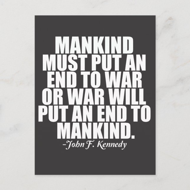 Cartão Postal Anti-Guerra (Frente)