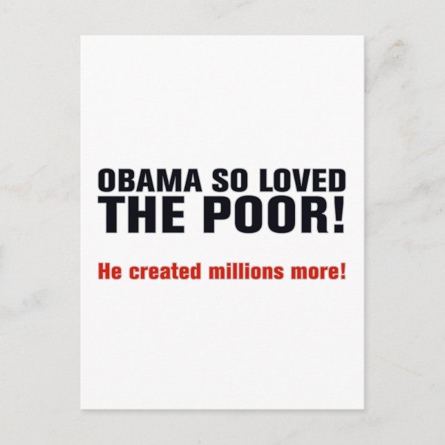Cartão Postal Anti Obama (Frente)