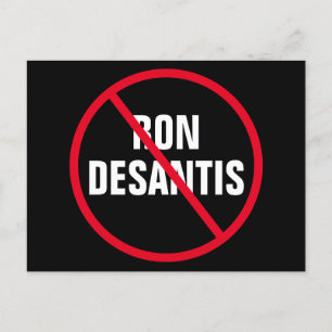 Cartão Postal Anti-Ron DeSantis Política