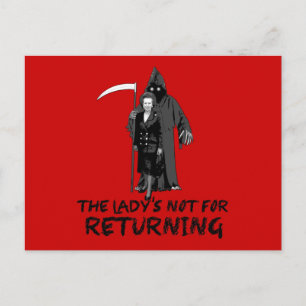 Cartão Postal Anti-Thatcher