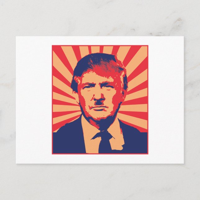 Cartão Postal Anti-Trump (Frente)