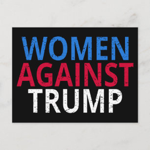 Cartão Postal Anti-Trump - Mulheres Contra Trump