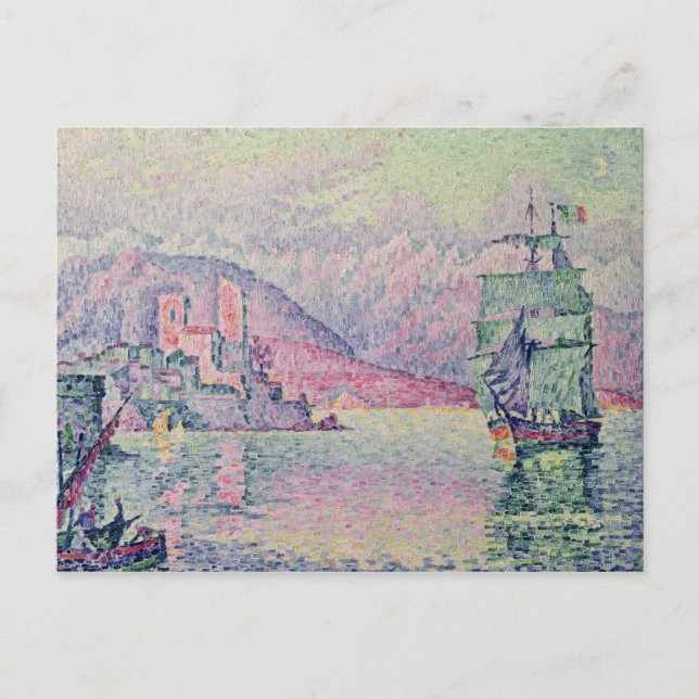 Cartão Postal Antibes, Noite, 1914 (Frente)
