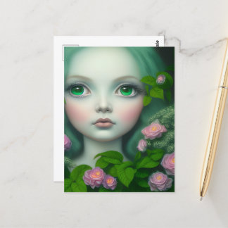 Cartão Postal Antídoto Ivy Green Eyed Girl