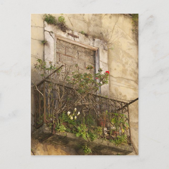 Cartão Postal Antiga casa abandonada (Frente)