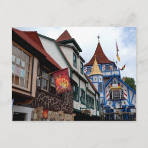 Cartão Postal Antiga Cidade Alemã Helen Geórgia