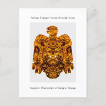 Antiga Copper Peoria Falcon Encontrou 1859 Card