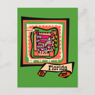 Cartão Postal Antiga Flórida