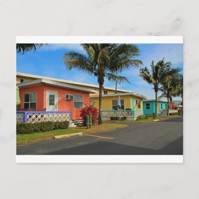 Cartão Postal Antiga Flórida (Frente)