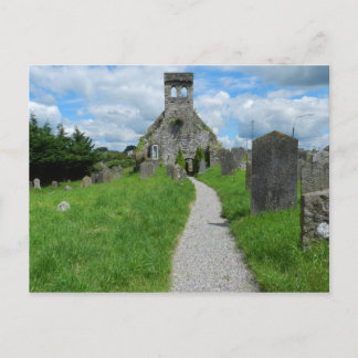Cartão Postal Antiga Igreja Paróquia em Cahir - Irlanda
