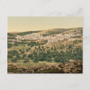 Cartão Postal Antiga impressão de Hebron - Cidade dos patriarca