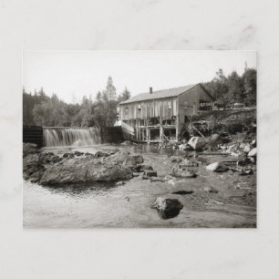 Cartão Postal Antiga Moinho nos Adirondacks, 1903
