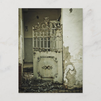 Cartão Postal Antiga porta enferrujada em Mayen, Alemanha