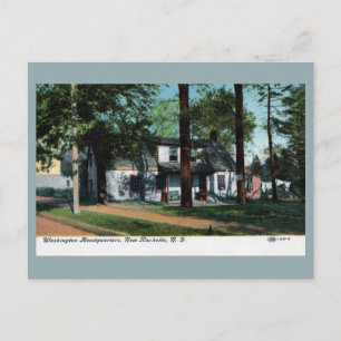 Cartão Postal Antiga Sede de Washington New Rochelle NY