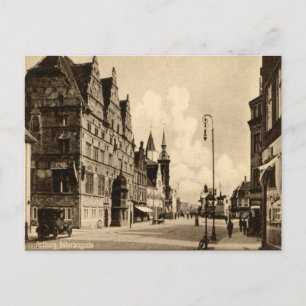 Cartão postal antigo - Aalborg, Dinamarca