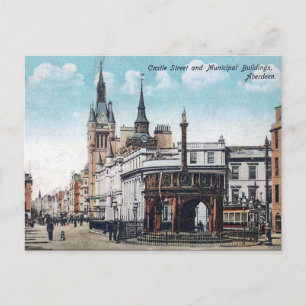 Cartão postal antigo - Aberdeen, Escócia