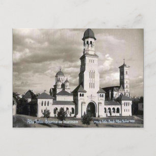 Cartão postal antigo - Alba Iulia, Romênia