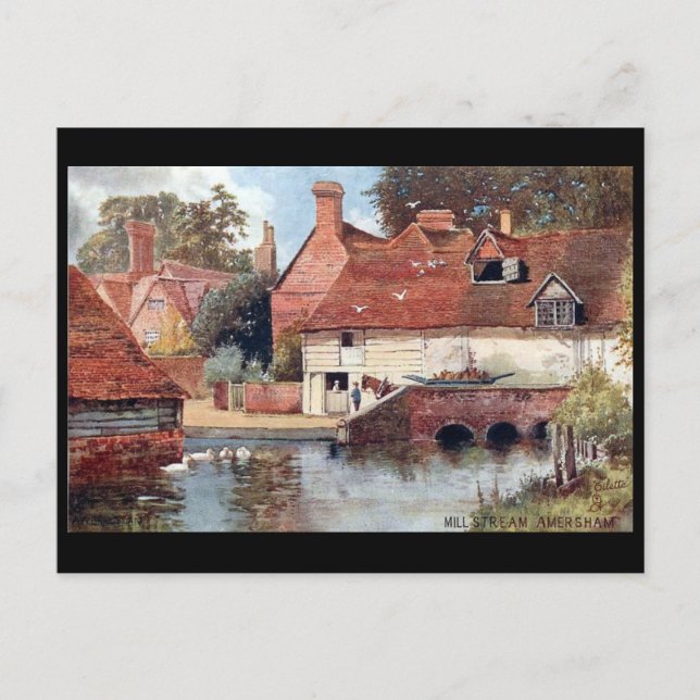 Cartão postal antigo - Amersham, Buckinghamshire (Frente)