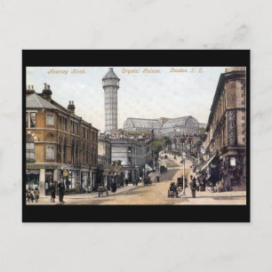 Cartão Postal Antigo - Anerly Rd, Crystal Palace,