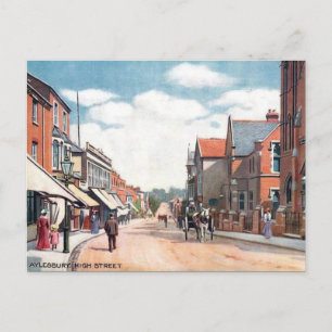 Cartão Postal Antigo - Aylesbury, Buckinghamshire