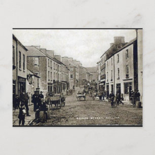 Cartão postal antigo - Ballina, Co Mayo, Irlanda
