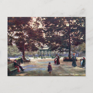 Cartão postal antigo - Battersea Park, Londres