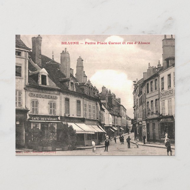 Cartão Postal Antigo - Beaune, Côte d'Or, França (Frente)