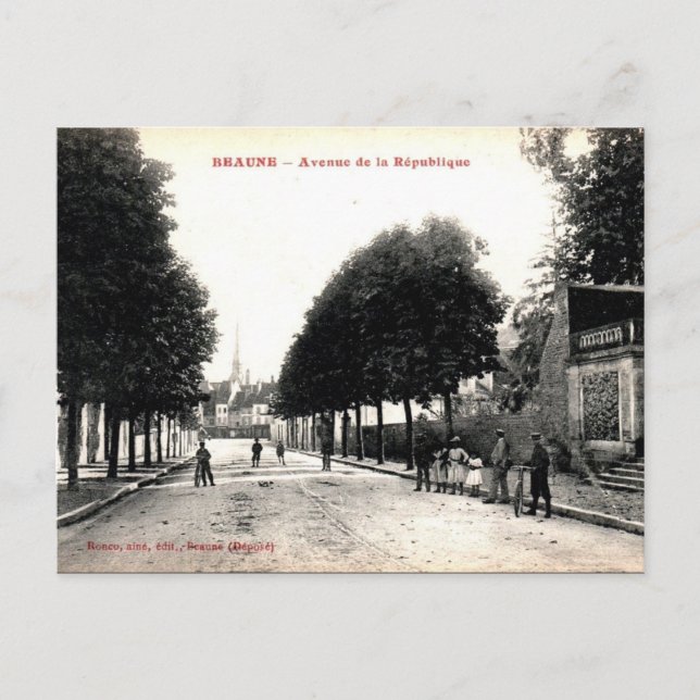 Cartão Postal Antigo - Beaune, Côte d'Or, França (Frente)