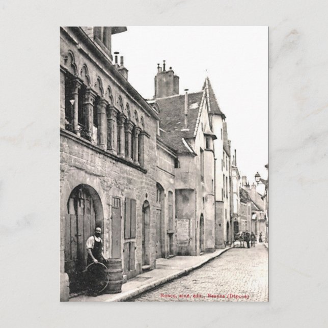 Cartão Postal Antigo - Beaune, Côte d'Or, França (Frente)